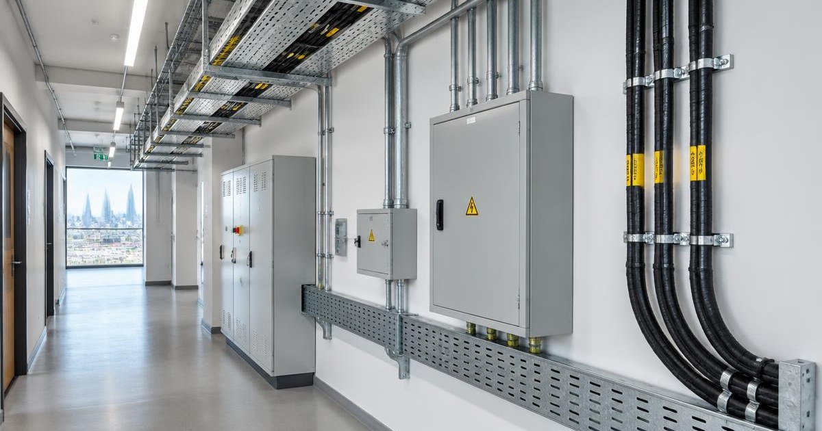 Commercial cable installation and containment